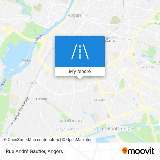 Rue André Gautier plan