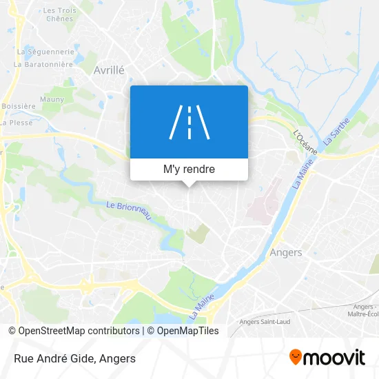 Rue André Gide plan