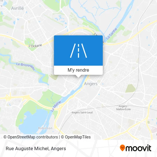 Rue Auguste Michel plan