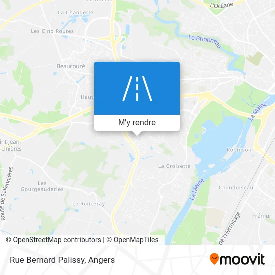 Rue Bernard Palissy plan