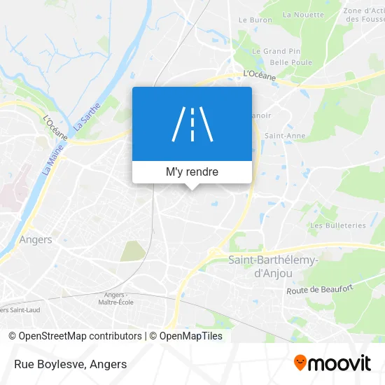 Rue Boylesve plan