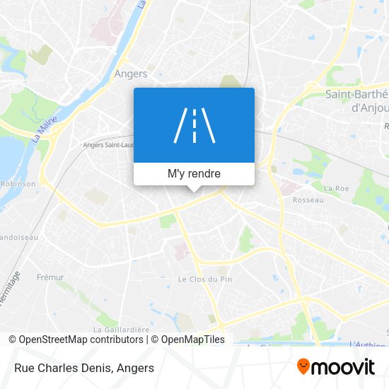 Rue Charles Denis plan