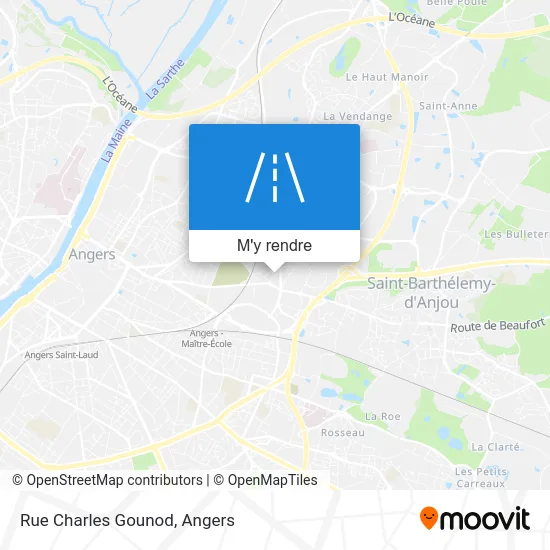 Rue Charles Gounod plan