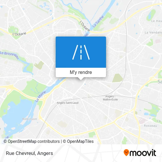 Rue Chevreul plan