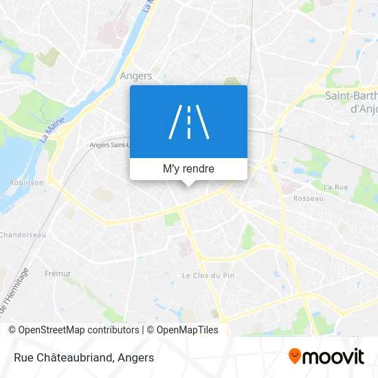 Rue Châteaubriand plan