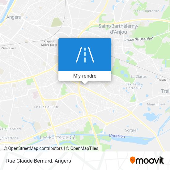 Rue Claude Bernard plan