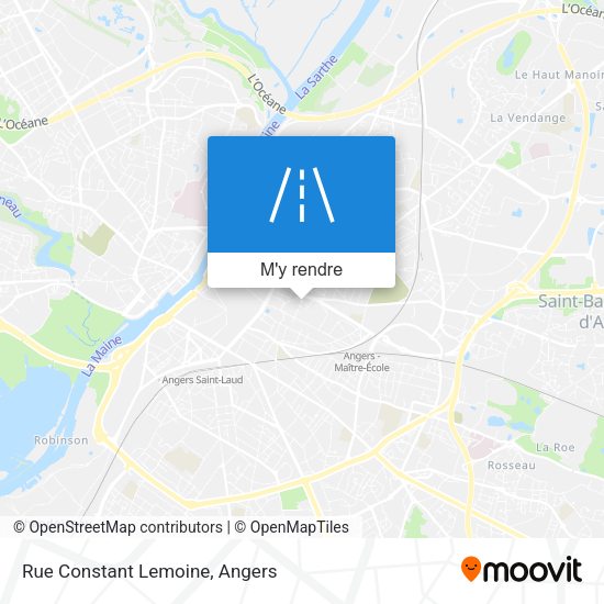 Rue Constant Lemoine plan