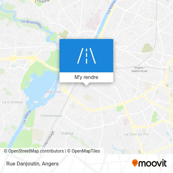 Rue Danjoutin plan