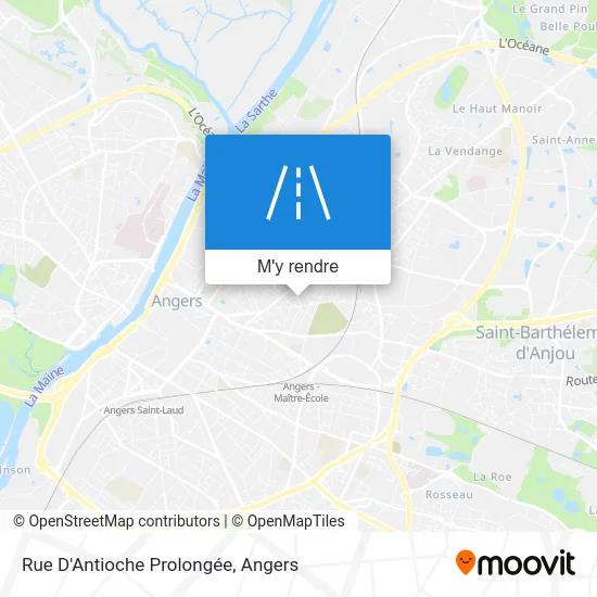 Rue D'Antioche Prolongée plan