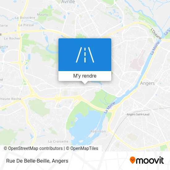 Rue De Belle-Beille plan