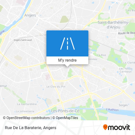 Rue De La Baraterie plan