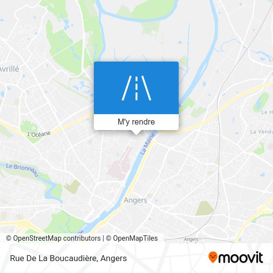 Rue De La Boucaudière plan