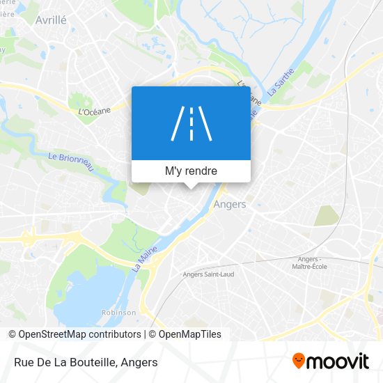 Rue De La Bouteille plan