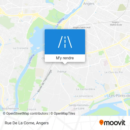 Rue De La Corne plan