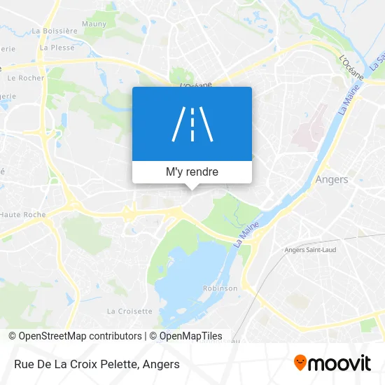 Rue De La Croix Pelette plan