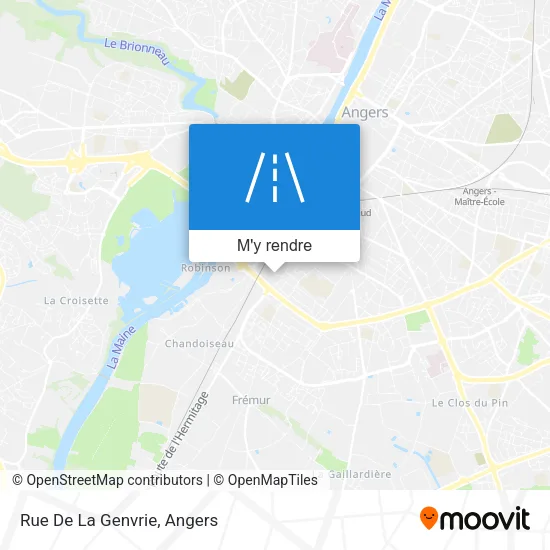 Rue De La Genvrie plan