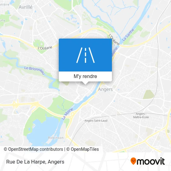Rue De La Harpe plan