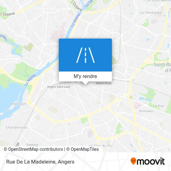 Rue De La Madeleine plan