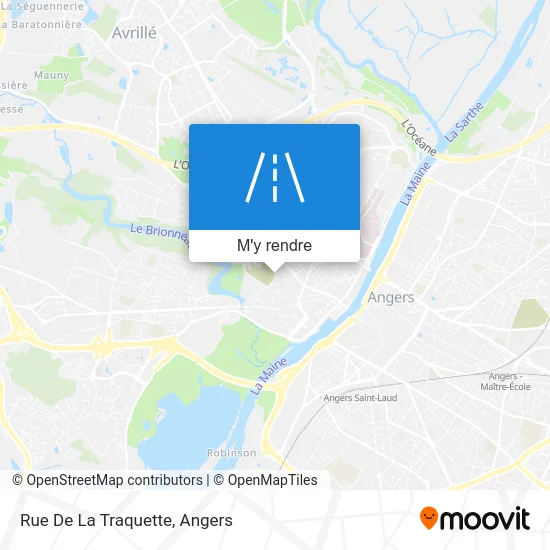 Rue De La Traquette plan