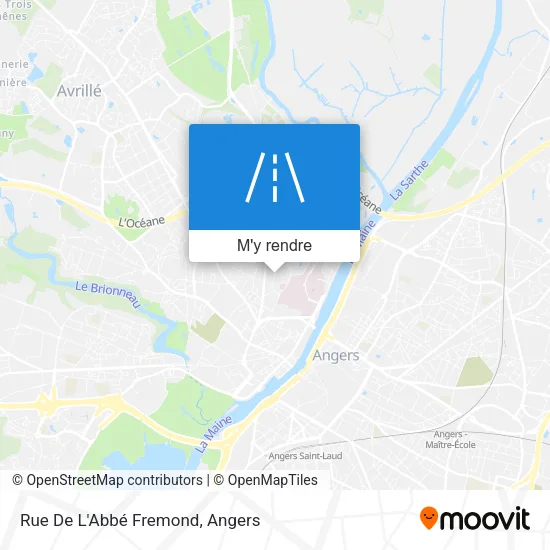 Rue De L'Abbé Fremond plan