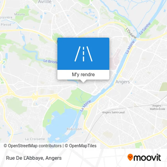 Rue De L'Abbaye plan