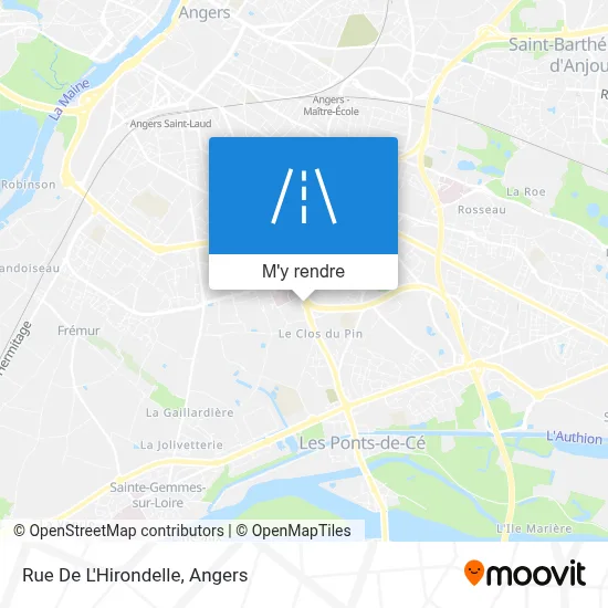 Rue De L'Hirondelle plan