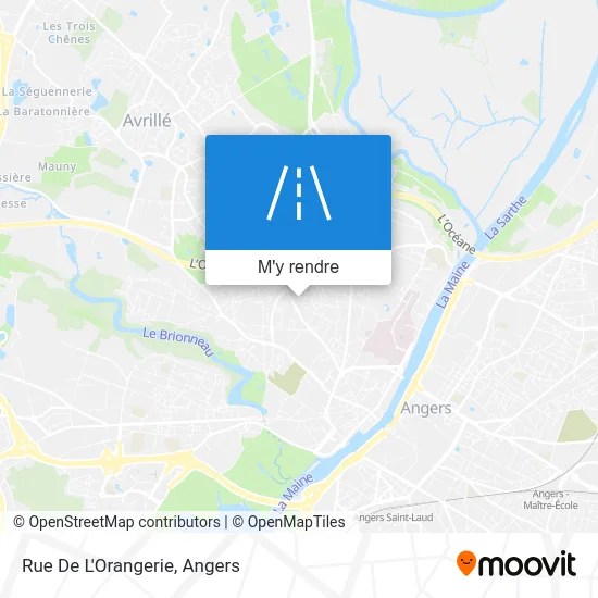 Rue De L'Orangerie plan