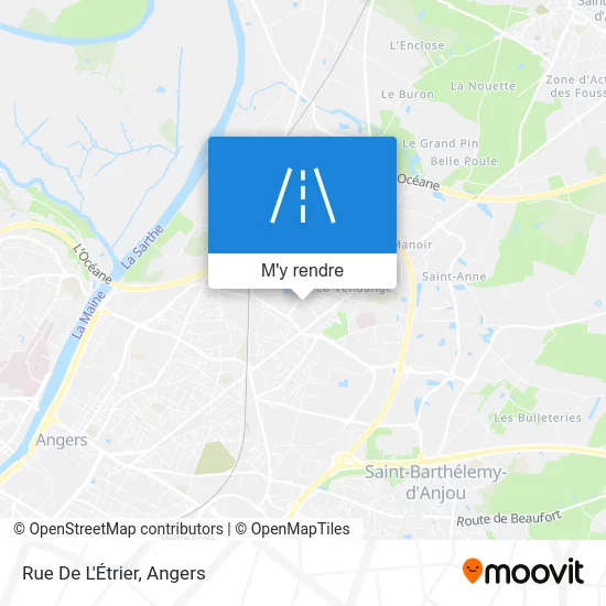 Rue De L'Étrier plan