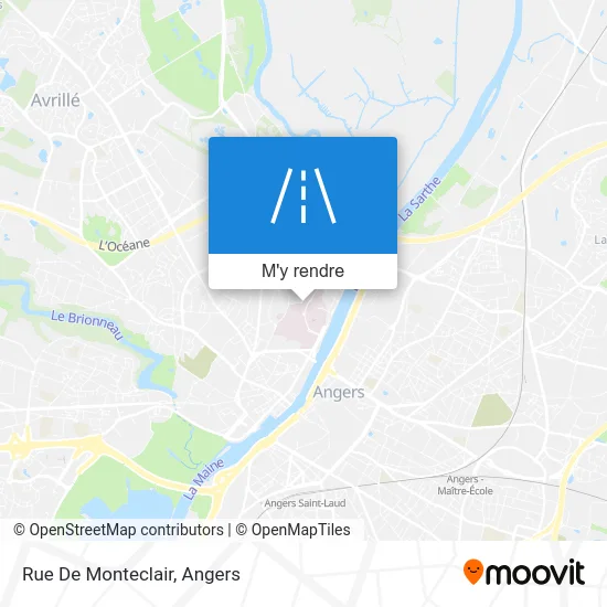 Rue De Monteclair plan