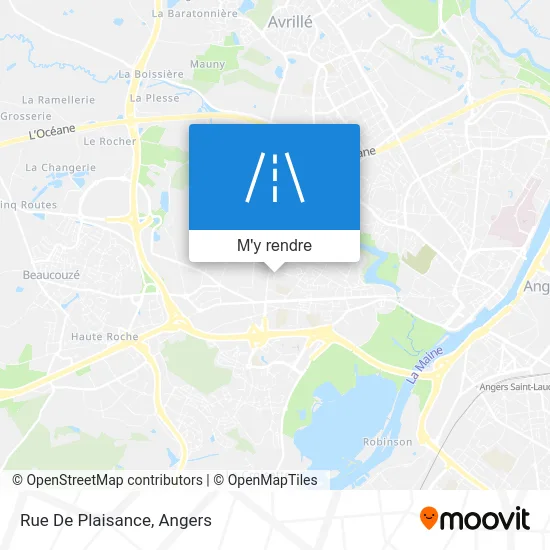 Rue De Plaisance plan