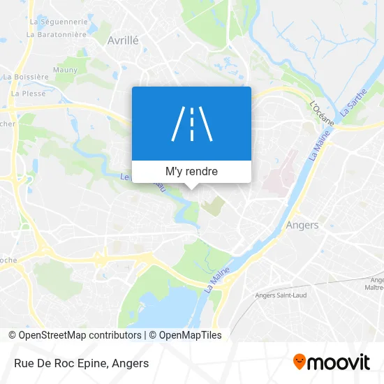 Rue De Roc Epine plan