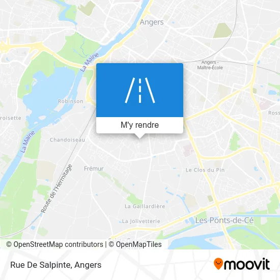 Rue De Salpinte plan