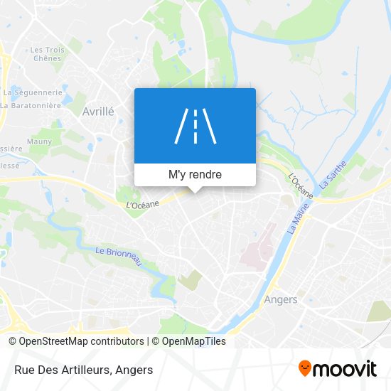 Rue Des Artilleurs plan