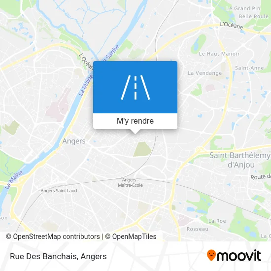 Rue Des Banchais plan