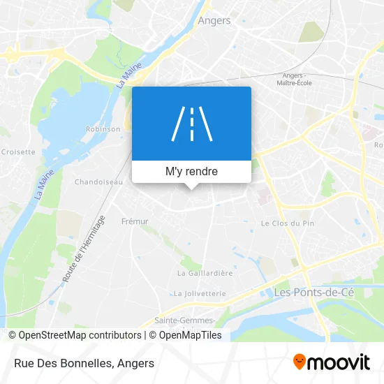 Rue Des Bonnelles plan