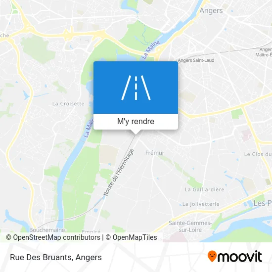 Rue Des Bruants plan