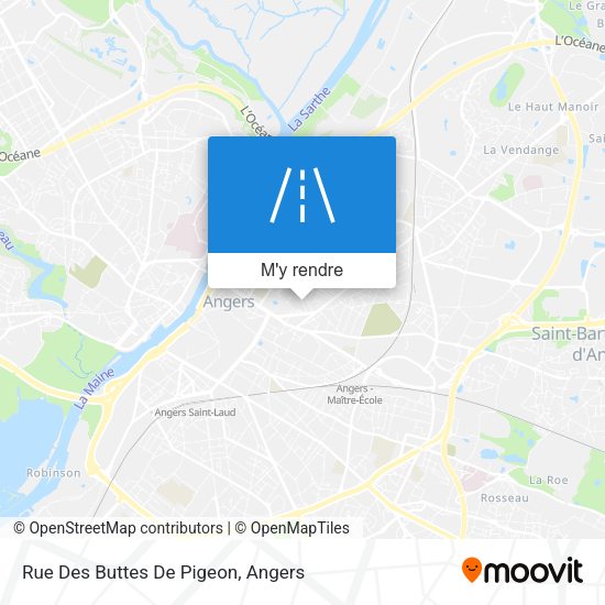 Rue Des Buttes De Pigeon plan