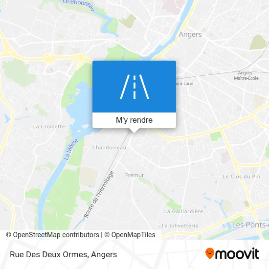 Rue Des Deux Ormes plan