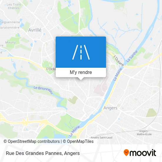 Rue Des Grandes Pannes plan