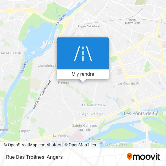 Rue Des Troënes plan