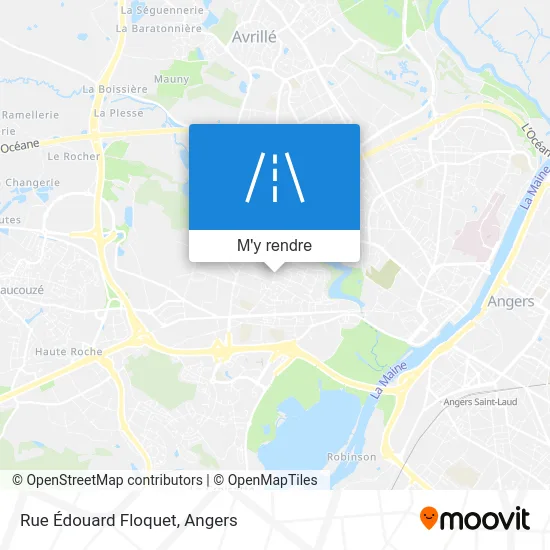 Rue Édouard Floquet plan