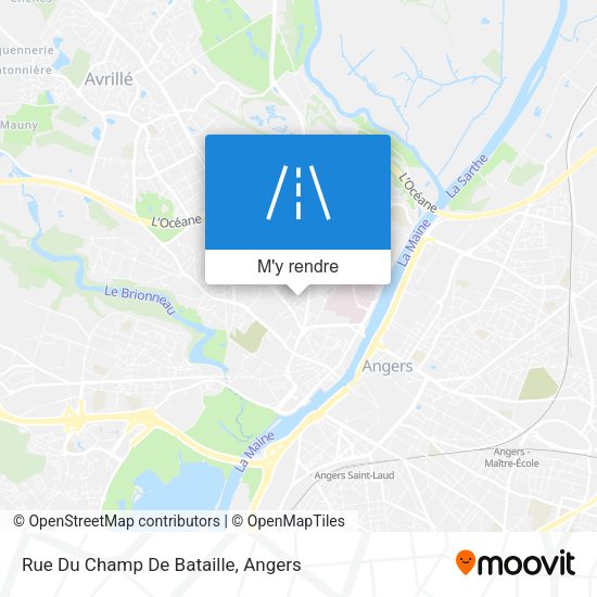 Rue Du Champ De Bataille plan