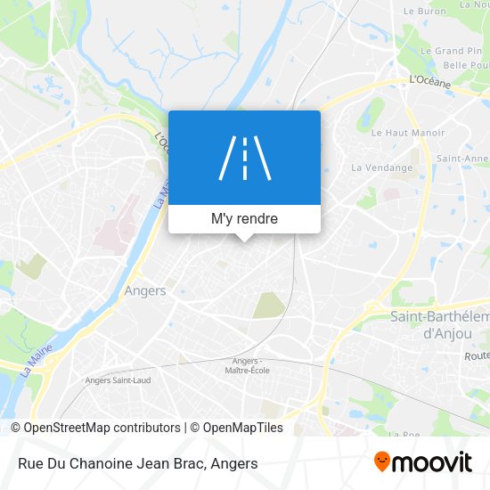 Rue Du Chanoine Jean Brac plan