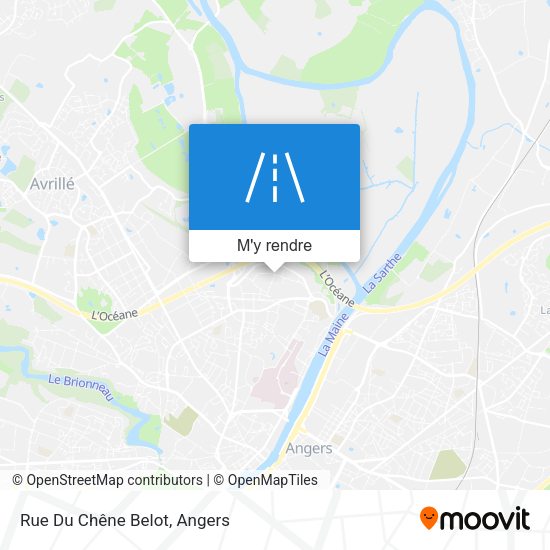 Rue Du Chêne Belot plan