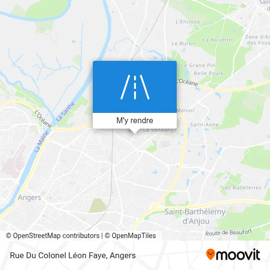 Rue Du Colonel Léon Faye plan