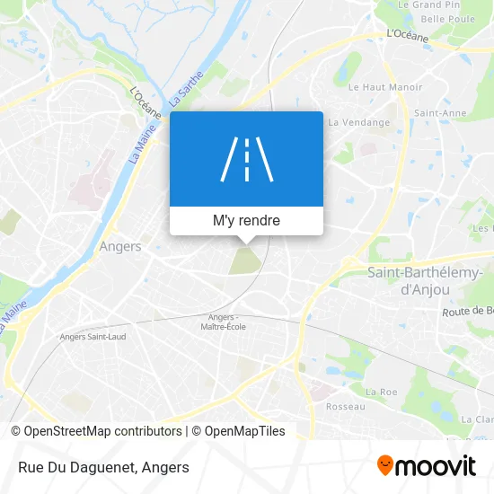 Rue Du Daguenet plan