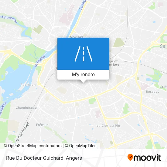 Rue Du Docteur Guichard plan