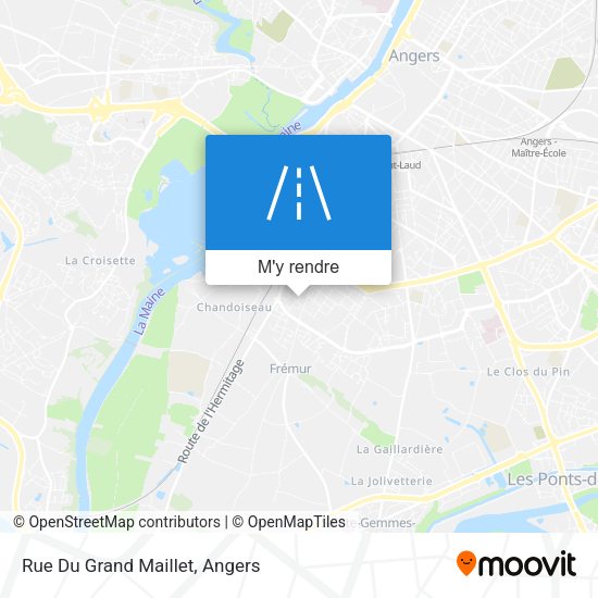 Rue Du Grand Maillet plan