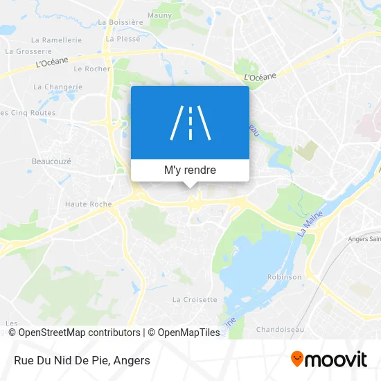 Rue Du Nid De Pie plan