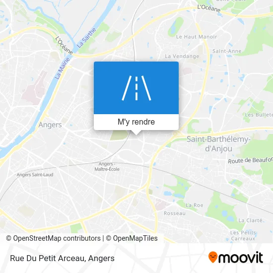 Rue Du Petit Arceau plan